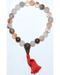 8mm Dendric Agate Tassel