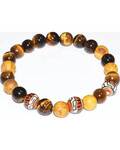 8mm Palo Santo Tiger Eye bracelet