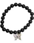 Black Obsidian Butterfly Bracelet