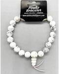 White Howlite Power bracelet