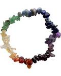 7 Chakra chip bracelet