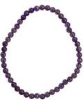 4mm Amethyst Stretch Bracelet