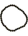 4mm Black Obsidian Stretch Bracelet