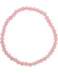 4mm Rose Quartz Stretch Bracelet