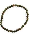 4mm Unakite Stretch Bracelet