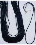 (set of 25) 36" Braided Necklace Black Cord 2mm