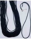 (set of 25) 24" Braided Necklace Black Cord 2mm