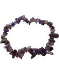 Amethyst chip bracelet