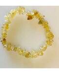 Citrine chip bracelet