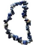 Sodalite chip bracelet