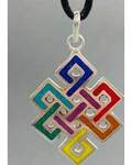2" Chakra Eternity Knot