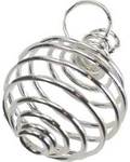 (set of 24) 1" Silver Plated coil