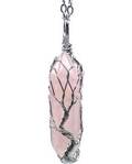 Rose Quartz Tree of Life double terminated