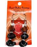 Root chakra earrings