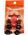 Root chakra earrings