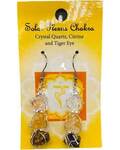 Solar Plexus chakra earrings