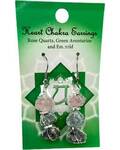 Heart chakra earrings