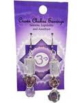 Crown chakra earrings