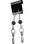 Amethyst Goddess Earrings