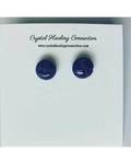Amethyst stud earrings