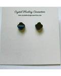 Hematite stud earrings