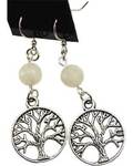 Moonstone Tree of Life Earrings