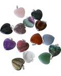 (set of 24) 3/4" (20mm) various Stones heart