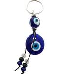 Double Evil Eye Keychain