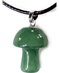 Prosperity mushroom necklace