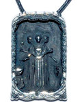 Saint Brigid pewter