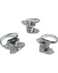 (set of 3) adjustable Quartz rings