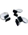 (set of 3) adjustable Tourmaline, Black rings