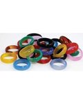 (set of 100) 6mm Rounded Agate rings