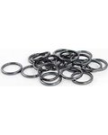 (set of 100) 3mm Hematite rings