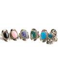 Stone Adjustable Ring (Various)