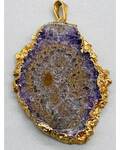 Stalaactite gold plated pendant
