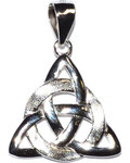 5/8" Triquetra sterling pendant