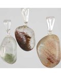 Rutile Quartz Tumbled Pendant