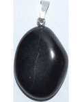 Shungite tumbled pendant