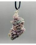 Agate, Grape wire wrapped