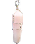 Opal, Pink wire wrapped point