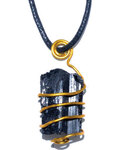 Black Tourmaline wire wrapped pendant