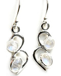 Rainbow Moonstone earrings