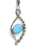 Larimar pendant