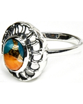 size 6 Turquoise Spiny Oyster ring
