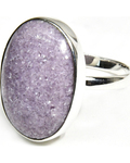 size 7 Lepidolite ring