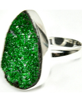 size 6 Uvarovite ring