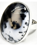 size 6 Dendritic Opal ring