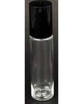 1/3oz Clear Bottle with Roll On Applicator