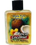 Coconut, pure oil 4 dram